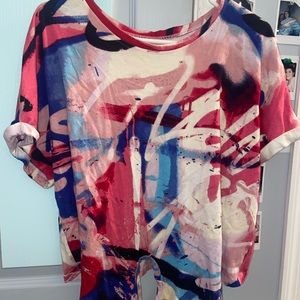 SoHo Graffiti print shirt
